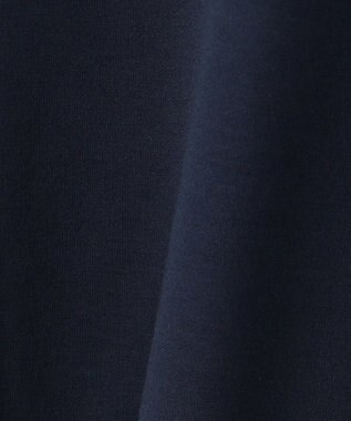 Feroux 【洗える】リボンスリーブダンボール ワンピース ネイビー系