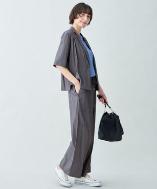 ANY L 7daysデイリーリラックスジャケット グレーシャンブレー（一部店舗限定色）