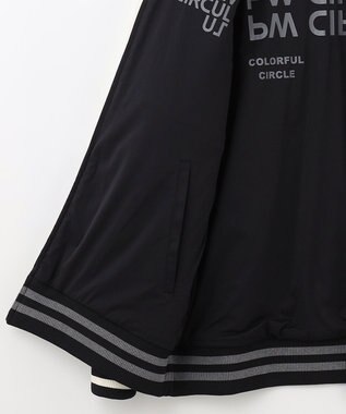 PW CIRCULUS 【MEN】【撥水/防風】リバーシブル ボア ジップアップ ブルゾン ホワイト×ブラック