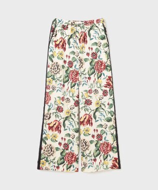 GRACE CONTINENTAL アンティークフラワープリントパンツ キナリ