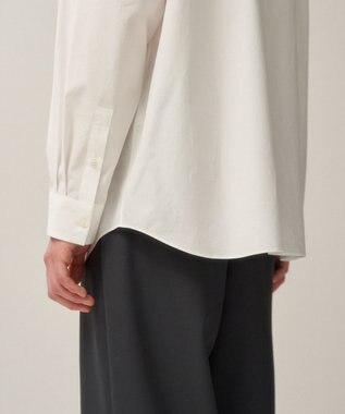 ATON SUVIN BROAD | スタンダードシャツ - UNISEX WHITE