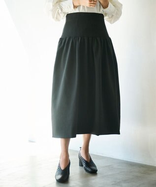 #Newans 【セレモニーにも】バルーンフレアニットスカート