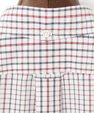 J.PRESS MEN ポプリンマルチチェック ボタンダウンシャツ ワイン系3