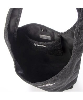 UNBILLION カシュカシュ cachecache / ラメワンポイント刺繍トート ブラック