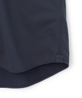 JOSEPH HOMME ツイルネルジャージー　ウイングカラーシャツ ネイビー系