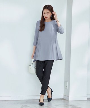 Tiaclasse L 【日本製・洗える】ロイカジョガーパンツ ブラック