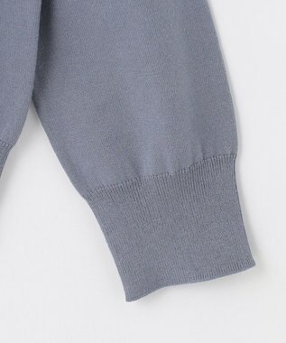 J.PRESS LADIES L 【洗える】PRINCE タートルネック ニット サックスブルー系