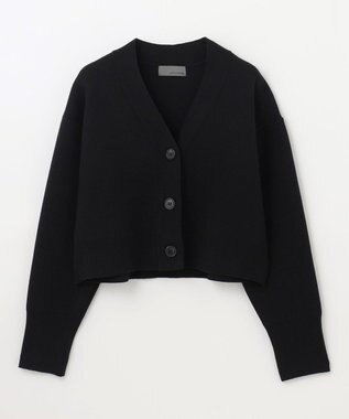 uncrave 【選べるレングス】ウールナイロン ジャガード ニット カーディガン（uncrave STANDARD） ブラック