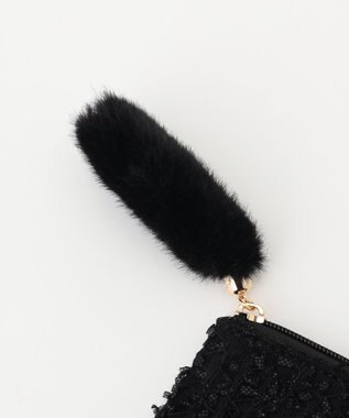 ANY SIS 【貴島明日香さんコラボ】キャット ポーチ ブラック