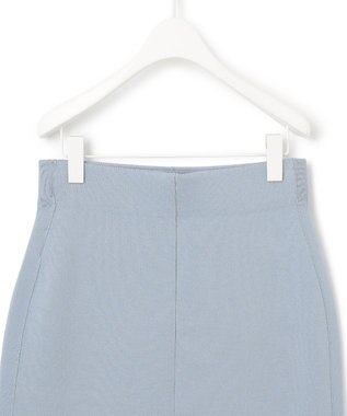 ICB 【洗える】 シンセティックハイゲージ ニットスカート ライトブルー系