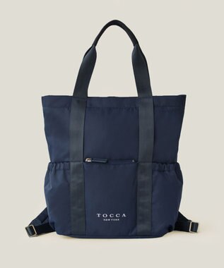 TOCCA 【新色登場！WEB＆一部店舗限定・撥水】CIELO TRAVEL BACKPACK バックパック ネイビー系