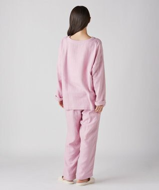 UCHINO マシュマロガーゼシンプルパジャマ ユニセックス ピンク