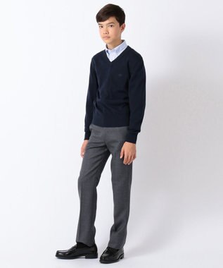 J.PRESS KIDS 【140-170cm】ウールサージ パンツ グレー系