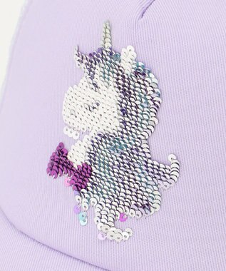 ANY KIDS ミラクルスパンコールメッシュキャップ ラベンダー×ユニコーン
