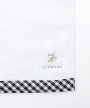 J.PRESS LADIES 【LIBERTY】【エステネージュ】 タオルハンカチ ホワイト×ギンガム系