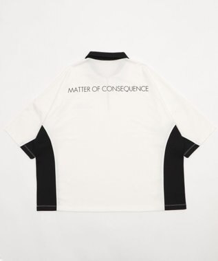 WEGO ドルマンポンチハーフZIPT（SS） ホワイト