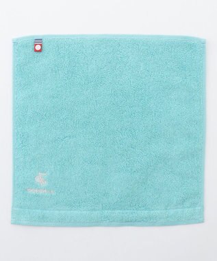 J.PRESS LADIES 【LIBERTY】【エステネージュ】 タオルハンカチ エメラルド×Liberty系