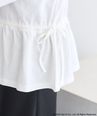 earth music&ecology 【予約】リラックマ×earth ブラウジングロンT オフホワイト