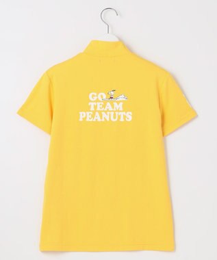 23区GOLF 【PEANUTS】【WOMEN】スヌーピーコラボ モックネックシャツ イエロー系