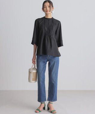 組曲 クラウドローン ブラウス ブラック系