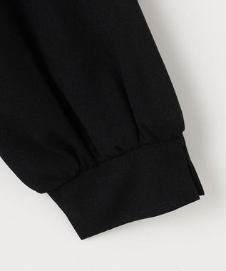 ANY SIS 【前後着用可能】シアー2WAYボウタイ プルオーバー ブラック