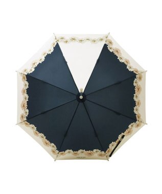 MOONBAT 【キッズ】ポール & ジョー (PAUL & JOE ACCESSOIRES) 長傘 クリザンテーム 通学 子供傘 UV ネイビーブルー