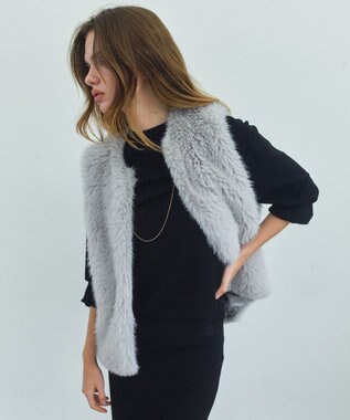 BEIGE， BROOK / ロングファージレ L.Gray