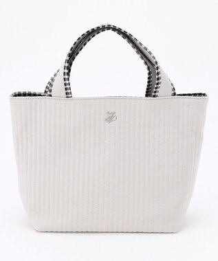 J.PRESS LADIES 【WEB限定カラーあり・リバーシブル】キルティング ミニトートバッグ