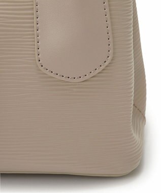 TOPKAPI 【Breath TOPKAPI】RIPPLE リプル バックル ショルダー付き ミニ トートバッグ グレージュ