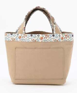 J.PRESS LADIES 【WEB限定カラーあり・リバーシブル】キルティング ミニトートバッグ モカ系