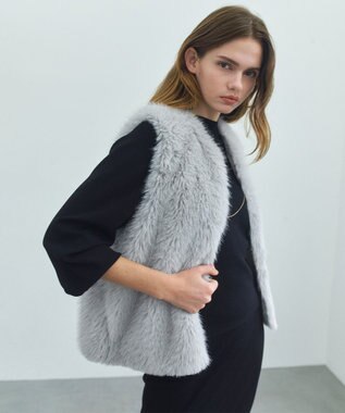 BEIGE， BROOK / ロングファージレ L.Gray