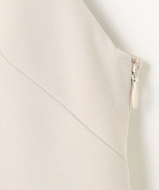 #Newans ナローシルエットワンピース ベージュ