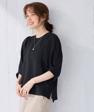 ボリュームショルダーふくれプルオーバー