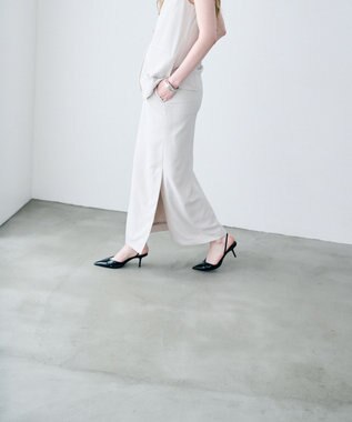 uncrave クールタッチツイル Iラインスカート