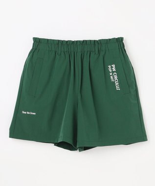 PW CIRCULUS 【WOMEN】ギャザリングショーツ ゴルフウェア レディース グリーン系