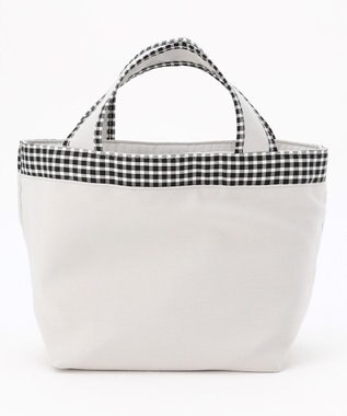 J.PRESS LADIES 【WEB限定カラーあり・リバーシブル】キルティング ミニトートバッグ 【WEB限定】グレー系