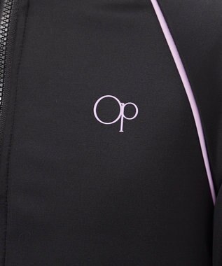 OP／FILA 【Ocean Pacific】スクールラッシュガード ブラック×パープル