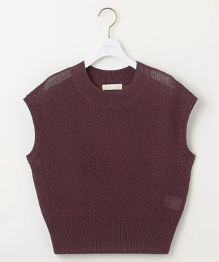 ANY SIS 【2点セット】ニット セットアップ ブラウン