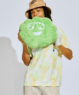 PW CIRCULUS 【吸水速乾 / UV遮蔽率99.5%  UVカット / ストレッチ】【MEN】タイダイ柄モックネックT ゴルフ イエロー系5