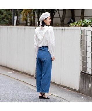 林八百吉商店 un chapeau  レースベレー ホワイト