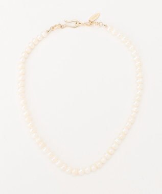 自由区 2連パール ネックレス ホワイト系