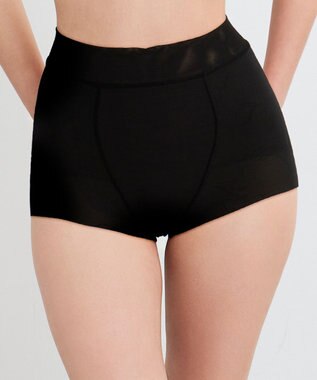 WACOAL ガードル ショート丈 高くヒップアップ 下腹部もすっきり ラクな着用感 レディース メッシュタイプ GRC326 /ワコール ブラック