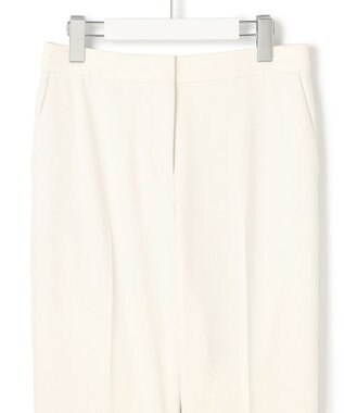 ICB 【洗える】 トリアセボディシェルピーチ スティックパンツ オフホワイト系