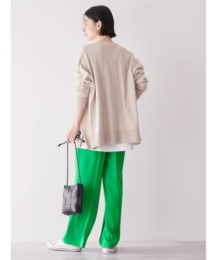 AMERICAN HOLIC ＵＶカットミディニットカーディガン Gray Beige