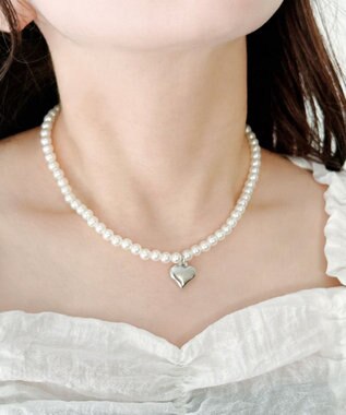 WEGO Lモチーフトップパールネックレス 柄2