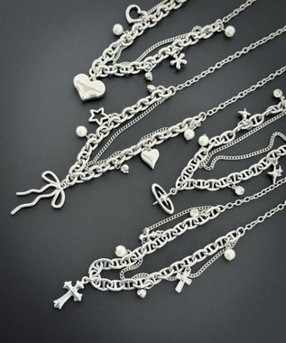 WEGO Lマルチチャームダブルネックレス 柄2