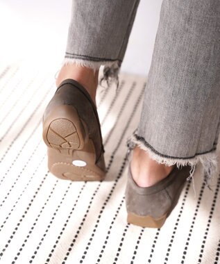 Pointer 本革ドライビングシューズ グレー(ヌバック)