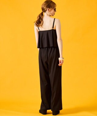 San-ai Resort（三愛水着楽園） ロングパンツセット水着　9M・11L【Coral veil（コーラルヴェール）】 ブラック