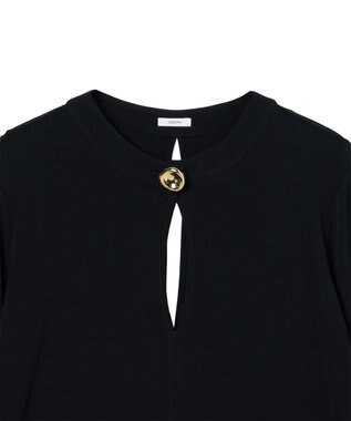 JOSEPH フルイドジャージー　ブラウス Black