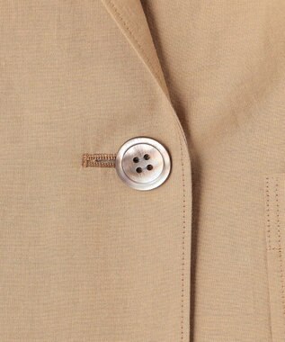 23区 L 【洗える】MANTECO ブライトワッシャー ジャケット キャメル系